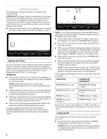 Preview for 8 page of Kenmore 10.651782410 Use & Care Manual