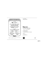 Kenmore 100.06961 Use & Care Manual preview