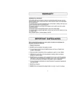 Preview for 2 page of Kenmore 100.80005 Use & Care Manual