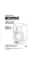 Kenmore 100.80006 Use And Care Manual preview