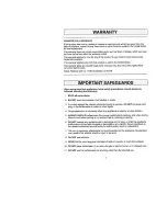 Preview for 2 page of Kenmore 100.80006 Use And Care Manual