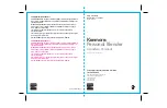 Предварительный просмотр 1 страницы Kenmore 100.88919610 Use & Care Manual