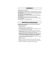 Preview for 2 page of Kenmore 100.90007 Use And Care Manual