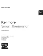 Kenmore 105.20001410 Use & Care Manual предпросмотр