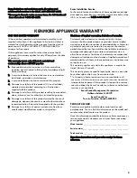 Preview for 3 page of Kenmore 106.3224 Use & Care Manual