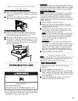 Preview for 19 page of Kenmore 106.3224 Use & Care Manual