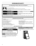 Preview for 4 page of Kenmore 106.3254 Series Use & Care Manual