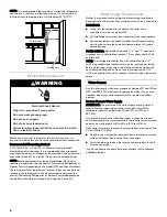 Preview for 6 page of Kenmore 106.3254 Series Use & Care Manual