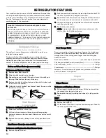 Preview for 14 page of Kenmore 106.3254 Series Use & Care Manual