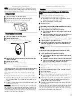 Preview for 17 page of Kenmore 106.3254 Series Use & Care Manual