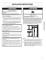 Предварительный просмотр 5 страницы Kenmore 106.4021 series Use And Care Manual