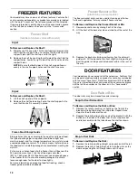 Предварительный просмотр 12 страницы Kenmore 106.4021 series Use And Care Manual