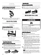 Предварительный просмотр 12 страницы Kenmore 106.4112 Series Use & Care Manual