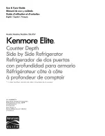 Kenmore 106.4116 Series Use & Care Manual preview