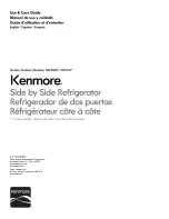 Kenmore 106.5002 Use & Care Manual предпросмотр