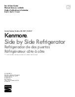 Preview for 1 page of Kenmore 106.5029 series Use & Care Manual