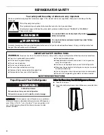 Preview for 4 page of Kenmore 106.5029 series Use & Care Manual