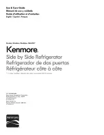 Kenmore 106.5113 Series Use & Care Manual preview