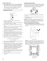 Preview for 18 page of Kenmore 106.5113 Series Use & Care Manual