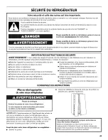 Preview for 45 page of Kenmore 106.5114 Series Use & Care Manual