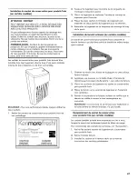 Preview for 47 page of Kenmore 106.5114 Series Use & Care Manual