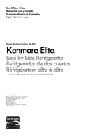 Kenmore 106.5116 Use & Care Manual предпросмотр