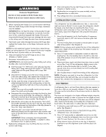 Preview for 8 page of Kenmore 106.5116 Use & Care Manual