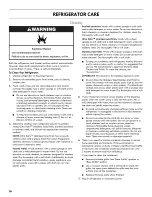 Preview for 26 page of Kenmore 106.5117 Use & Care Manual