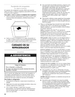 Предварительный просмотр 54 страницы Kenmore 106.5118 Use And Care Manual