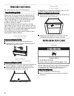 Preview for 16 page of Kenmore 106.5171 Series Use & Care Manual