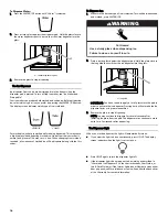 Предварительный просмотр 16 страницы Kenmore 106.5176 Use & Care Manual