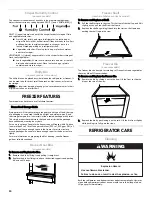 Предварительный просмотр 20 страницы Kenmore 106.5176 Use & Care Manual