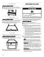 Preview for 14 page of Kenmore 106.5178 Series Use & Care Manual