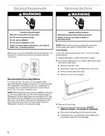 Preview for 6 page of Kenmore 106.57572791 User And Care Manual