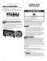 Preview for 36 page of Kenmore 106.6021 series Use & Care Manual