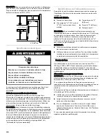 Preview for 46 page of Kenmore 106.6023 series Use & Care Manual