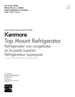 Kenmore 106.6093 Series Use & Care Manual preview