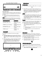 Предварительный просмотр 15 страницы Kenmore 106.7300 SERIES Use & Care Manual