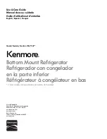 Предварительный просмотр 1 страницы Kenmore 106.7940 series Use & Care Manual