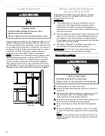 Предварительный просмотр 6 страницы Kenmore 106.7940 series Use & Care Manual