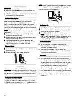 Предварительный просмотр 18 страницы Kenmore 106.7940 series Use & Care Manual