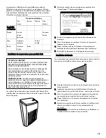 Предварительный просмотр 75 страницы Kenmore 106.7940 series Use & Care Manual