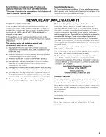 Preview for 3 page of Kenmore 106.7947 Use & Care Manual