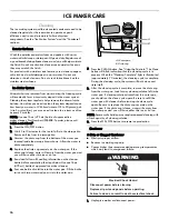 Preview for 16 page of Kenmore 106.8955 Series Use & Care Manual