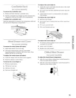 Предварительный просмотр 15 страницы Kenmore 106 series Use And Care Manual