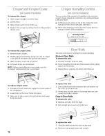 Preview for 16 page of Kenmore 106 series Use And Care Manual