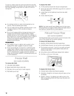 Предварительный просмотр 18 страницы Kenmore 106 series Use And Care Manual