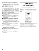 Preview for 8 page of Kenmore 10648062893 Use & Care Manual