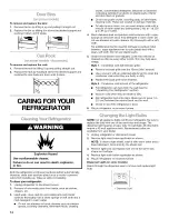 Preview for 14 page of Kenmore 10648062893 Use & Care Manual