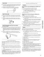 Preview for 21 page of Kenmore 10657443704 Use & Care Manual